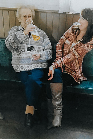 Carmen's 40th with Grandma