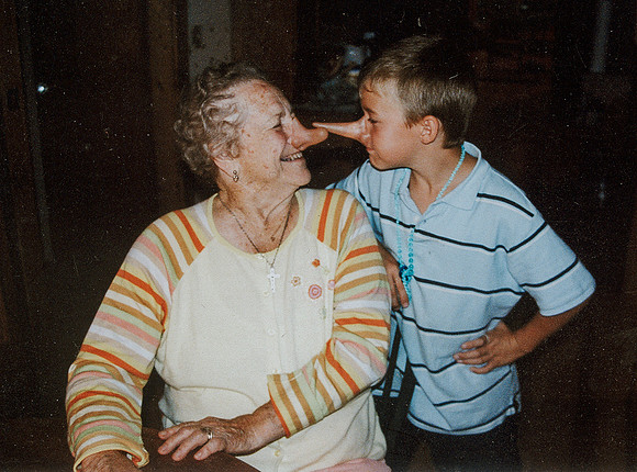 Being silly- Grandma and Briar