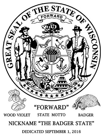 WI State Seal-36x48