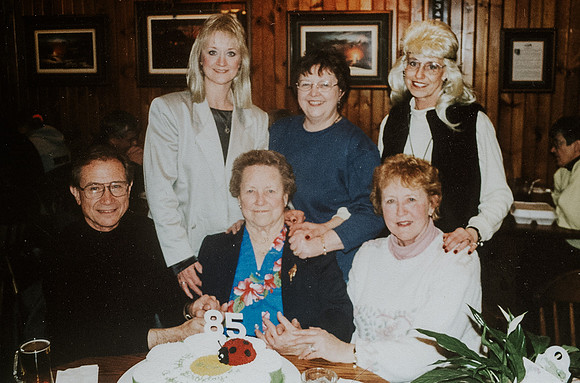 Grandma's 85th birthday with kids
