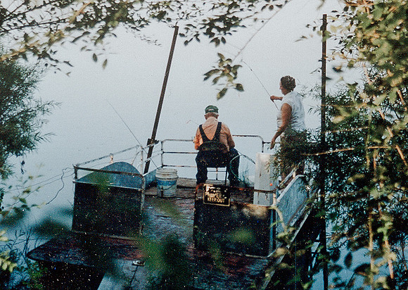 Fishing at the lake in Winona