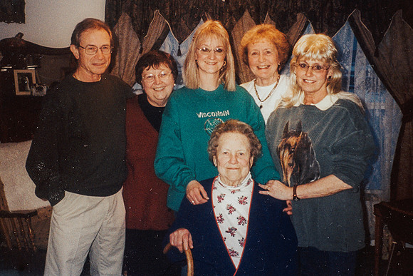 Grandma with her kids 2005