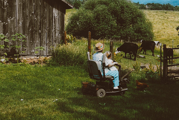Great Grandma & Cameron 2011