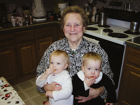 Great Grandma Putz Morgan and Emma
