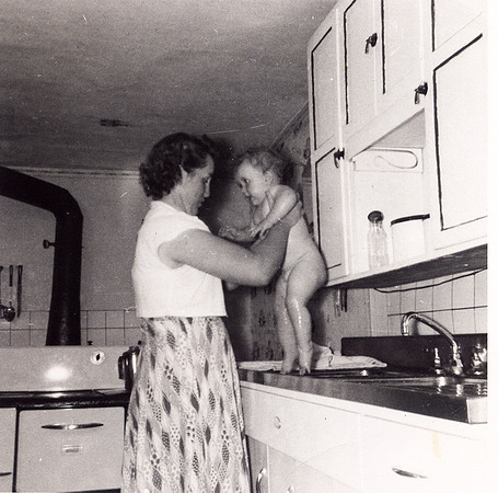 Bathtime for Mardelle 1952