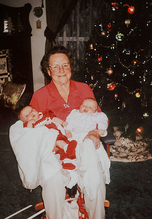 Grandma with Brooklynn and Kayleen 2000