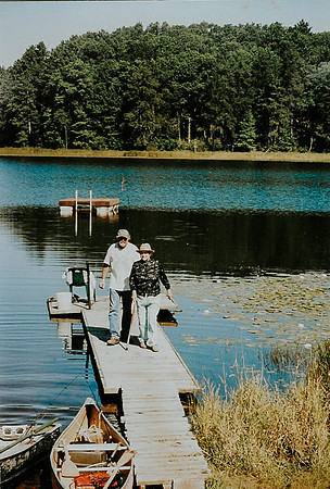 Erna & Bruce at cabin