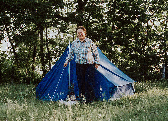 A camping she would go