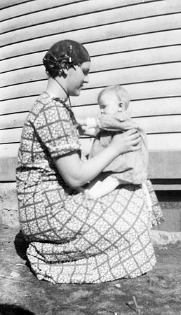 Erna holding baby Marlene