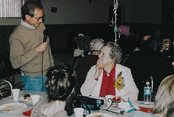 Erna's 90th with Will
