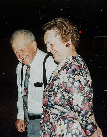 Grandma & Grandpa all smiles