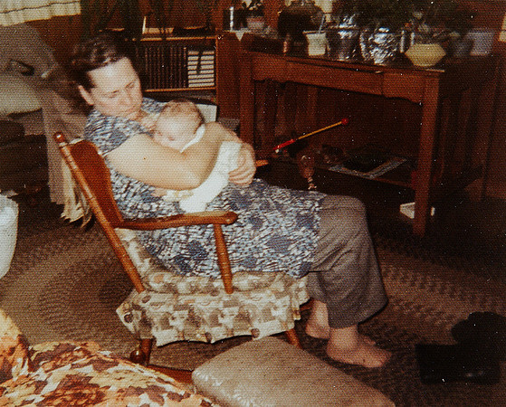 Grandma rocking Chelsie