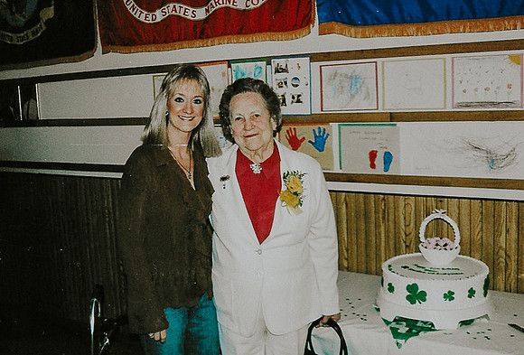 Erna's 90th birthday with Mardelle