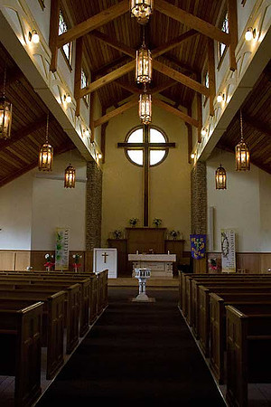 Church Design & Custom Built Stained Glass Chandeliers
