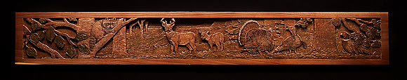Carved Fireplace Mantle