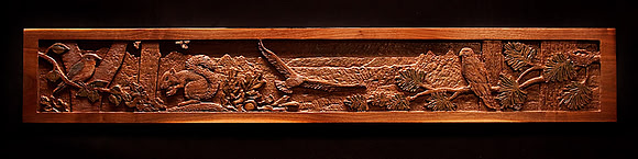 Carved Fireplace Mantle