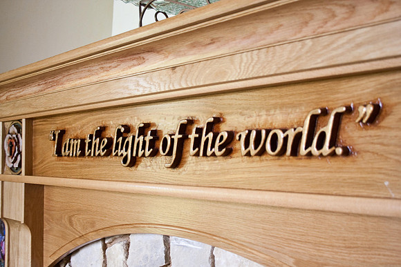 Bethel Mantle Carving