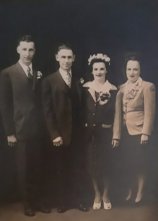 Levi Garfield & Agnes K. (Schwartz) Olson- July 2, 1945
